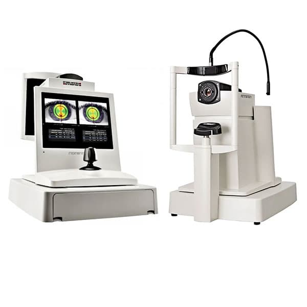 Cornea evaluation equipment at Mungale Eye Hospital