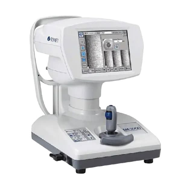 Cornea evaluation equipment at Mungale Eye Hospital